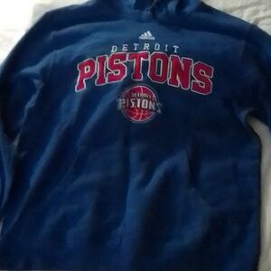 Mens Sz.Xl Adidas Detroit Pistons Pullover